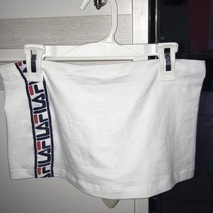 FILA never been worn white tube top